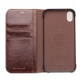 QIALINO Skórzane Etui Pokrowiec iPhone XR brązowy