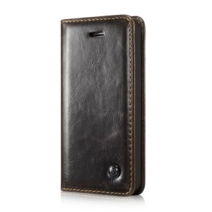 Magnetyczne Etui CASEME iPhone 5 5S SE brązowe