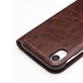 QIALINO Skórzane Etui Pokrowiec iPhone XR brązowy