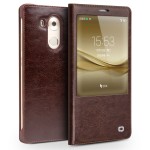 Etui Pokrowiec QIALINO do Huawei Mate 8 brązowe