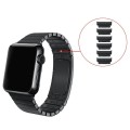 XINCUCO Bransoleta Panelowa ze stali nierdzewnej do Apple Watch 42mm czarna