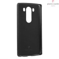 Skórzane Etui Plecki PIERRE CARDIN LG V10 czarne