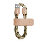 MOMAX Elite Lightning MFi kabel USB  8-pin do iPhone iPad iPod - kolor szampański
