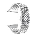 Regulowana stalowa bransoleta z motylkowym zapięciem do Apple Watch 38mm - kolor srebrny