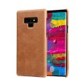 Skórzane etui ochronne typu plecki Galaxy Note 9 - brązowe