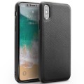 Skórzany Pokrowiec Portfel QIALINO do iPhone X/XS czarny