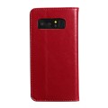Skórzane etui do Samsung Galaxy Note 8 czerwone