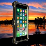 Metalowe Pancerne etui LOVE MEI MK2 iPhone 7 czarne