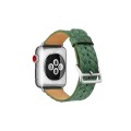 Skórzany Mocny Pasek do Apple Watch 38mm / 40mm zielony