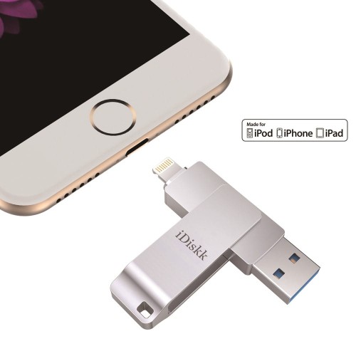 IDISKK-128GB-Pamiec-Flash-iPhone-iPad-iPod-iOS-MFI
