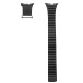 QIALINO Skórzany pasek loop do Apple Watch 42/44mm czarny