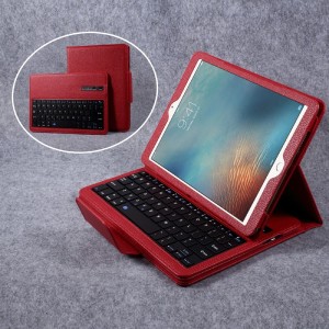 ETUI KLAWIATURA BEZPRZEWODOWA iPad 9.7 2017/2018 czerwona