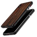 Aluminiowa ramka z drewnianymi pleckami do iPhone X