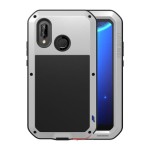 LOVE MEI Pancerne Etui do Huawei P20 Lite srebrne