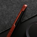 Eleganckie etui skóra krokodyla Samsung Galaxy Note 9 - kolor brązowy